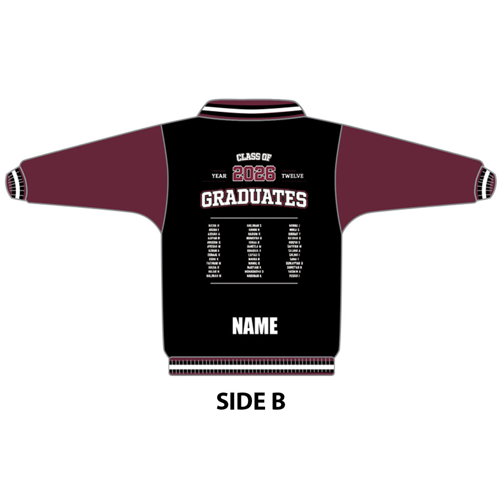 Al Siraat College 2026 – Reversible Bomber Jacket (GIRLS)